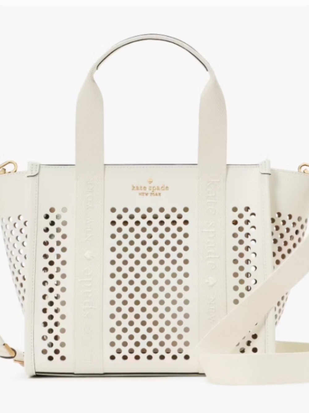 Kate Spade Kip Perforated Leather Small Tote